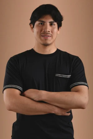 Black T-Shirt Organic Cotton - Kuntur