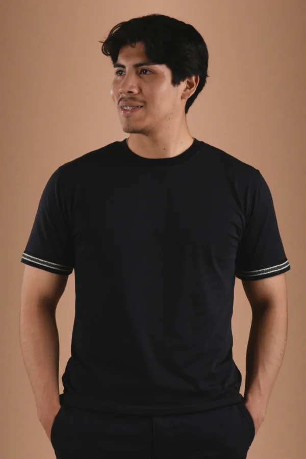 Black T-Shirt Organic Cotton - Kuntur