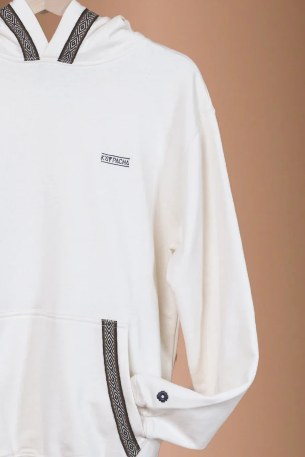 Beige Hoodie Organic Cotton - Rit'i