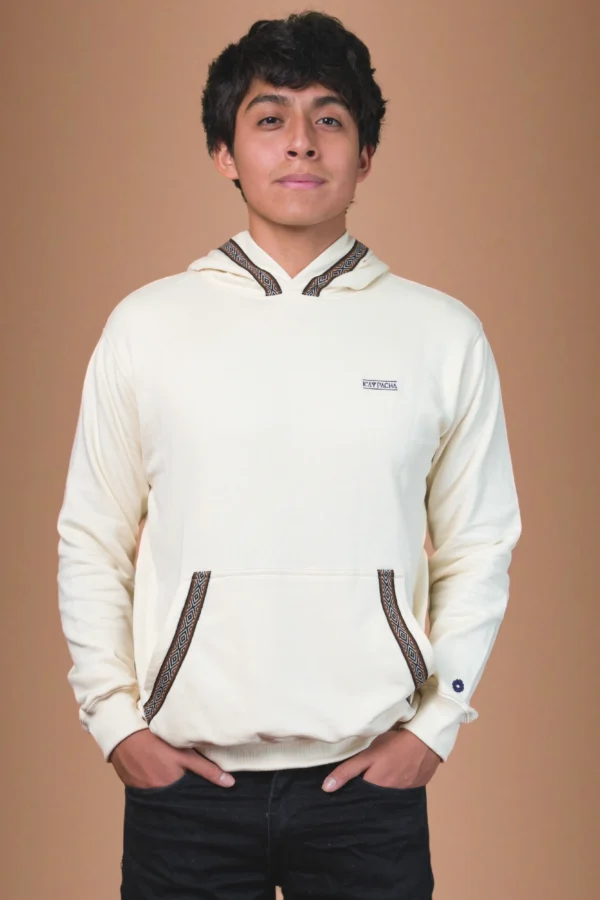 Beige Hoodie Organic Cotton - Rit'i