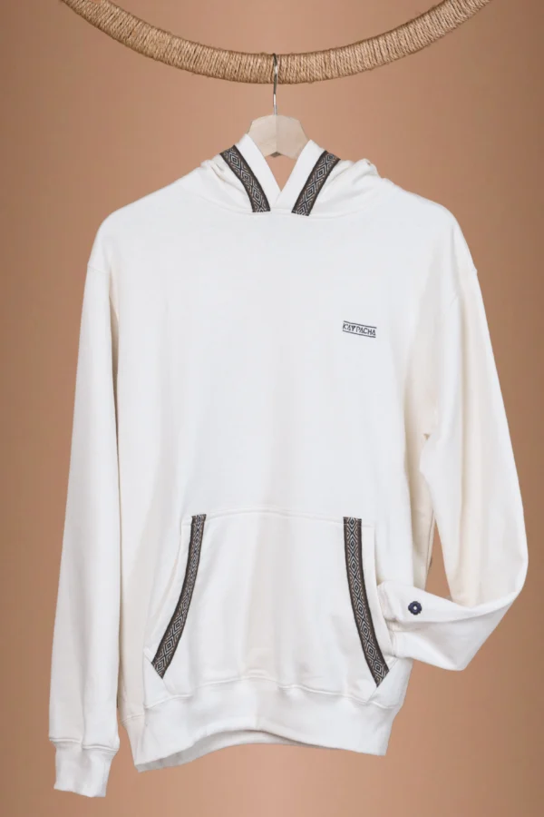 Beige Hoodie Organic Cotton - Rit'i