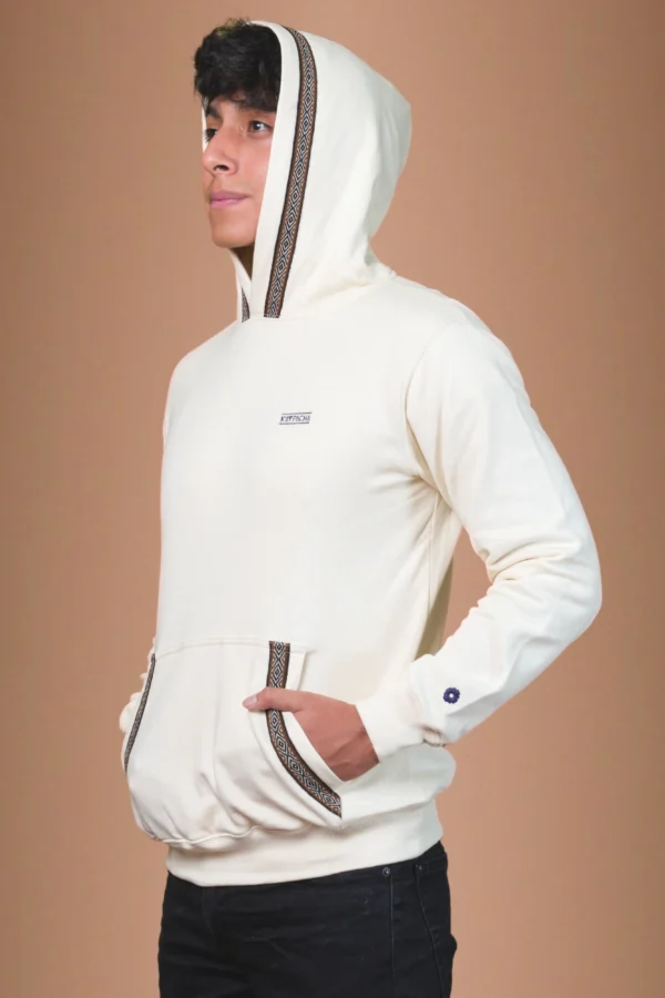 Beige Hoodie Organic Cotton - Rit'i
