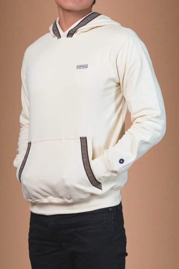 Beige Hoodie Organic Cotton - Rit'i