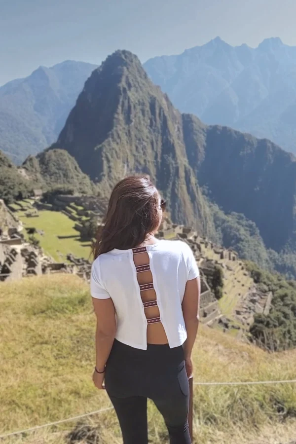 White Crop Top Organic Cotton - Raymi