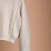 Beige Sweater Baby Alpaca Wool