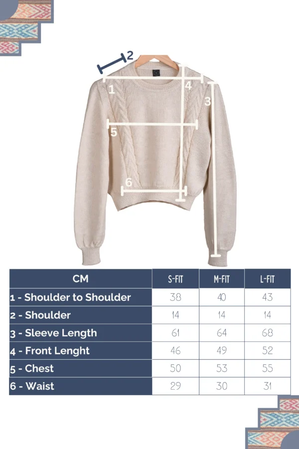 Beige Sweater Baby Alpaca Wool