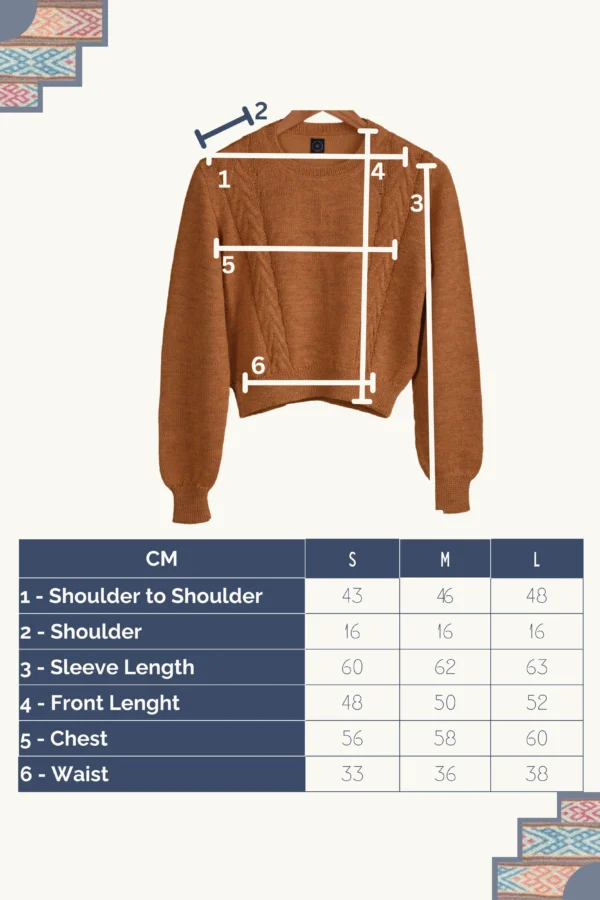 Mustard Yellow Sweater Baby Alpaca Wool