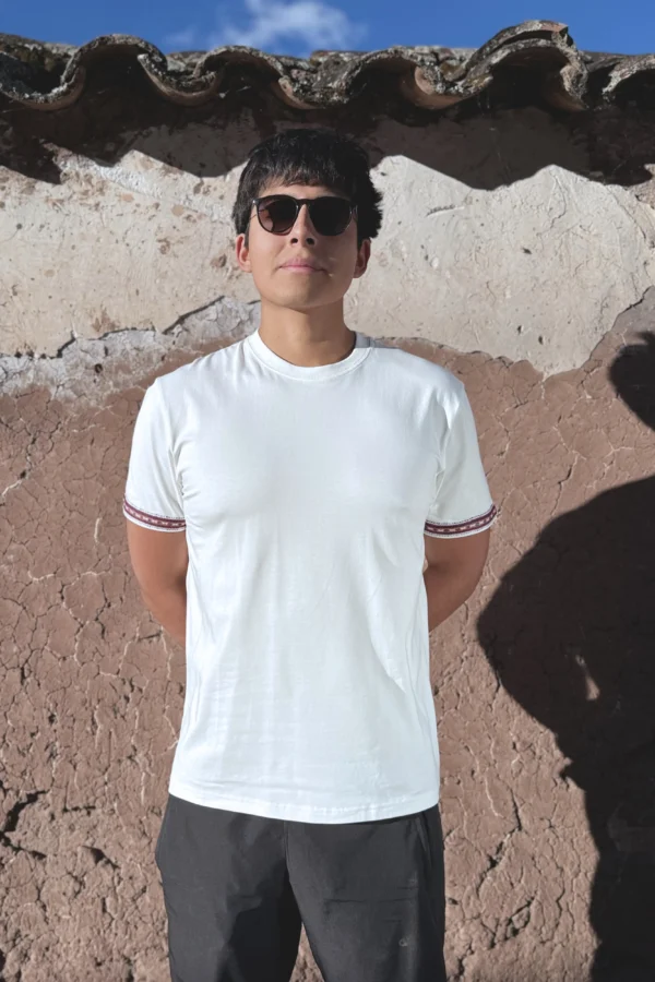 White T-Shirt Organic Cotton - Vinicunca