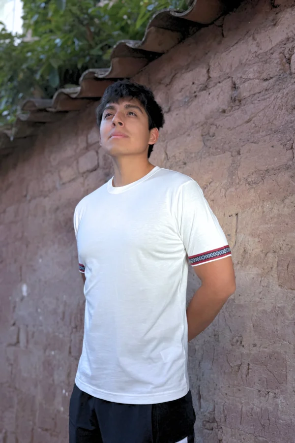 White T-Shirt Organic Cotton - Vinicunca