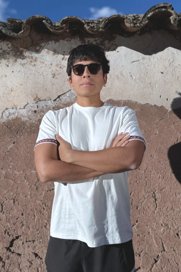 White T-Shirt Organic Cotton - Vinicunca