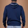 Navy Blue Hoodie Organic Cotton - Yaku