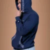 Navy Blue Hoodie Organic Cotton - Yaku