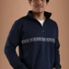 Navy Blue Pullover Organic Cotton - Yaku